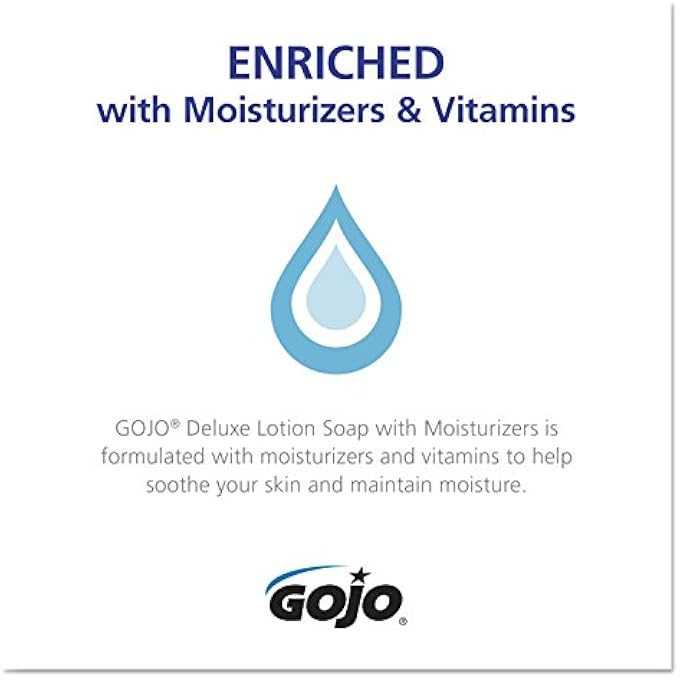 Gojo DELUXE LOTION SOAP WITH MOISTURIZERS, ECOLOGO CERTIFIED, 1000 ML REFILL FOR NXT PUSH-STYLE DISPENSER (CASE OF 8) - 2117-08 - Image 3